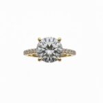 Classic solitaire,pave band