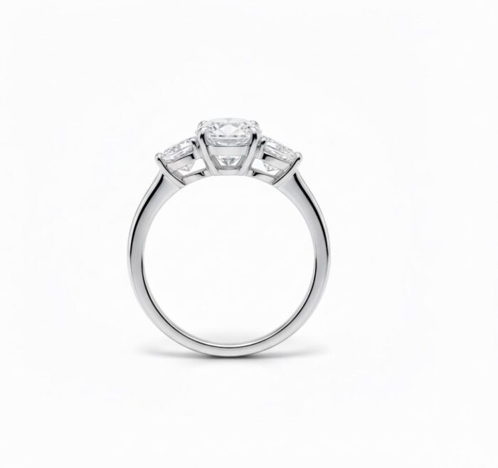 Three Stone  Engagement Ring - Image 2