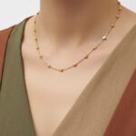 Yellow Gold Beaded Chain