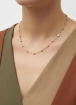 Yellow Gold Beaded Chain