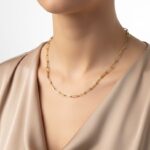 Yellow Gold Paperclip Chain