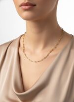 Yellow Gold Paperclip Chain