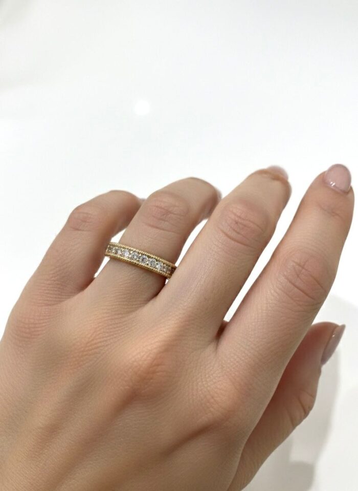 Diamond Wedding Band - Image 3