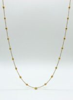 Yellow Gold Beaded Chain - Image 3