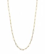 Yellow Gold Paperclip Chain - Image 3
