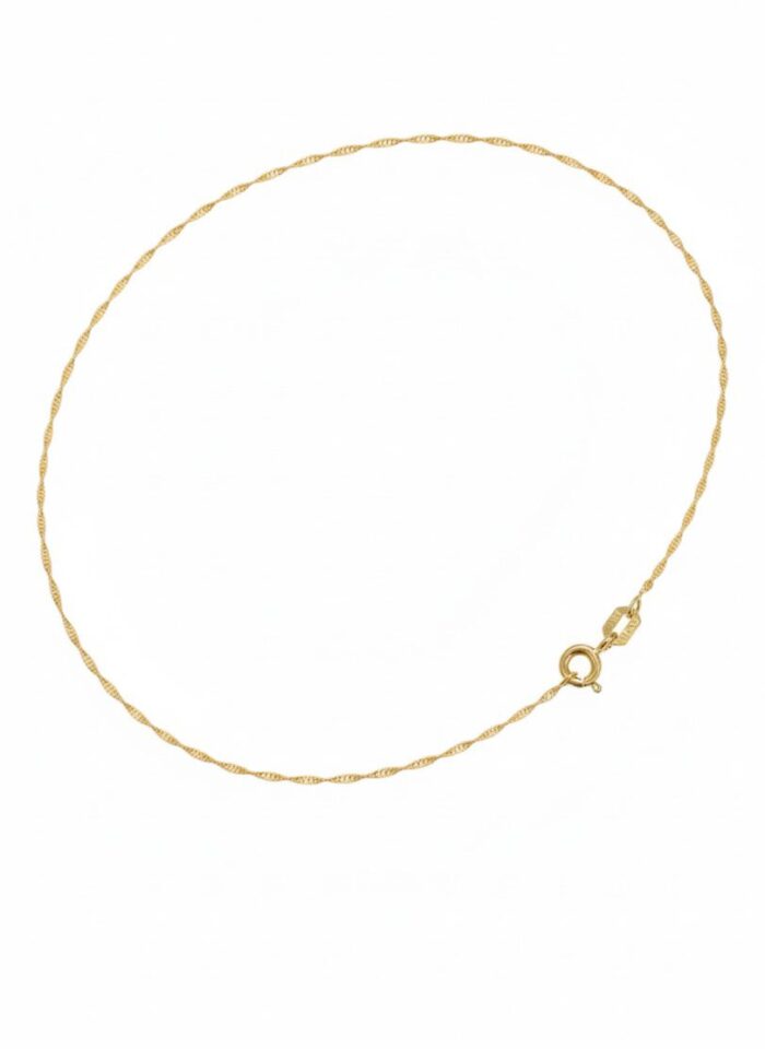 Yellow Gold Singapore Chain - Image 3