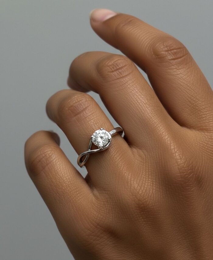 Infinity  Diamond Ring - Image 4