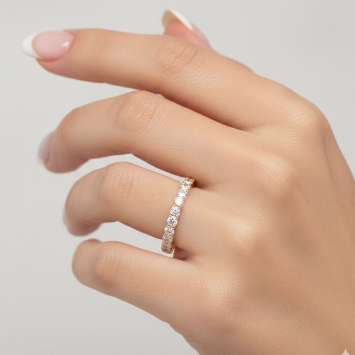 Diamond Wedding Band - Image 4