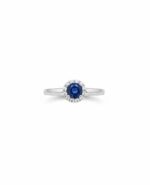 Sterling Silver Gemstone( Blue Sapphire)