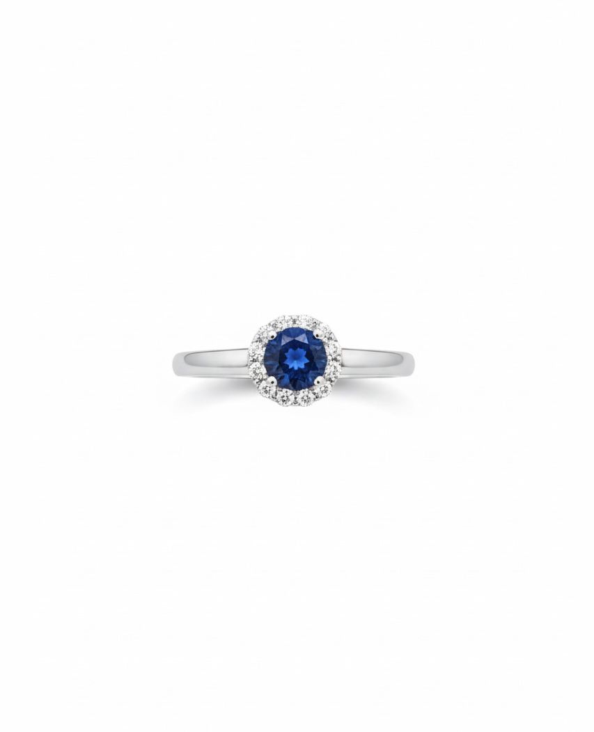 1 Sterling Silver Gemstone( Blue Sapphire) - Image 1