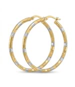Gold Hoop Earrings - Image 2