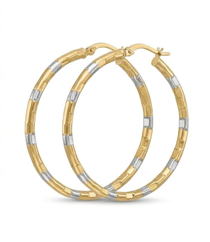 Gold Hoop Earrings - Image 2