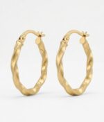 Gold Hoop Earrings - Image 2
