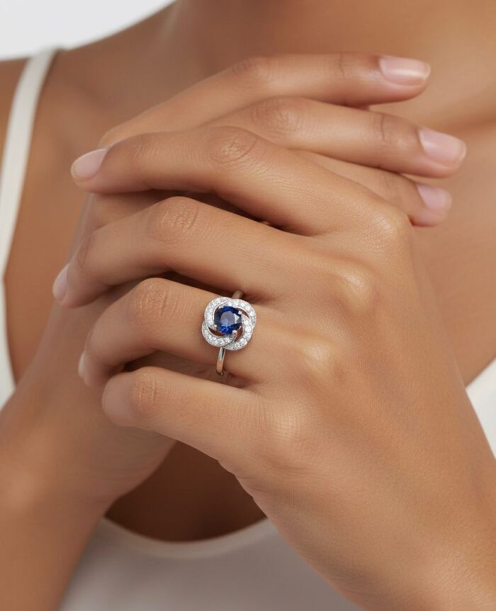 Silver Ring with Gemstone - Image 2