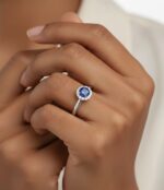 Sterling Silver Gemstone( Blue Sapphire) - Image 2