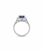 Silver Ring with Gemstone (Blue Sapphire) - Image 3