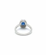 Silver Ring with Gemstone (Blue Sapphire) - Image 4