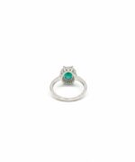 Silver Ring with Gemstone (Emerald) - Image 4