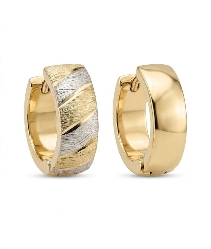 Gold Hoop Earrings - Image 2