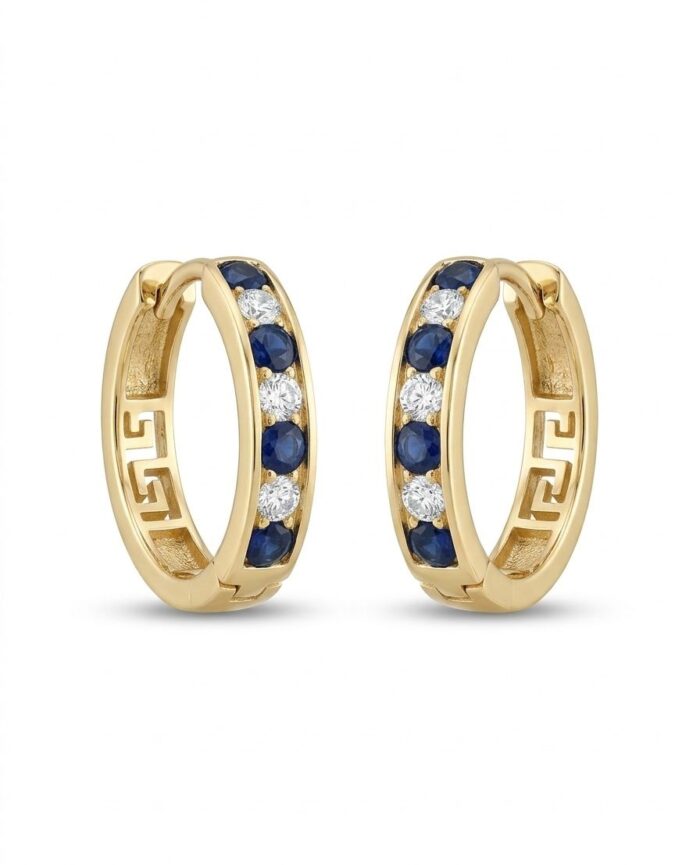 Gold Hoop Earrings - Image 2