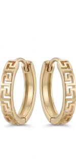 Gold Hoop Earrings - Image 3