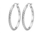 Gold Hoop Earrings - Image 2