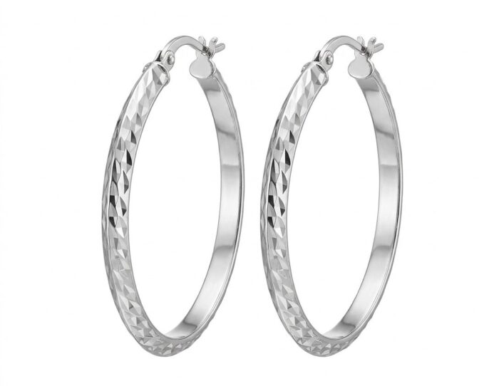 Gold Hoop Earrings - Image 2