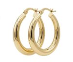 Gold Hoop Earrings - Image 2