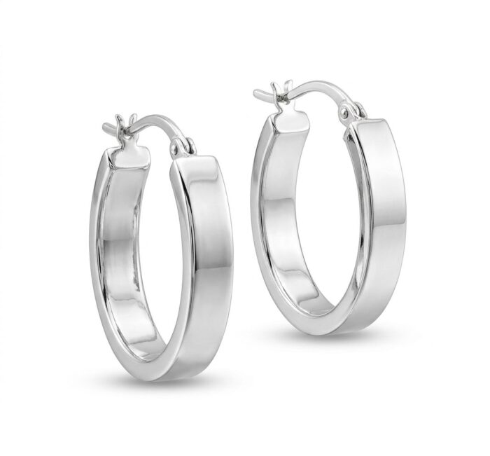 Gold Hoop Earrings - Image 2