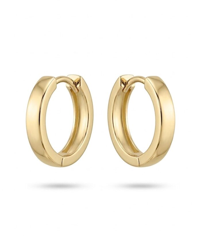 Gold Hoop Earrings - Image 4