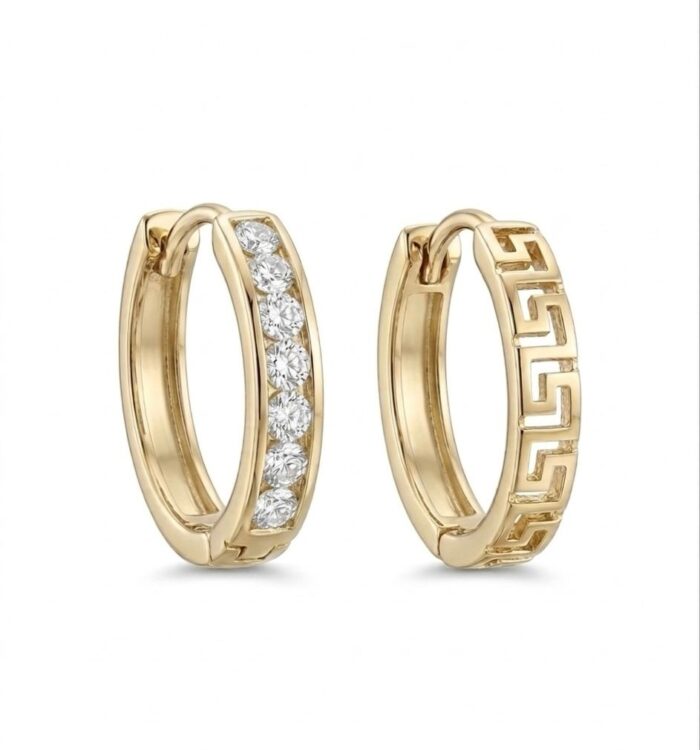 Gold Hoop Earrings - Image 4