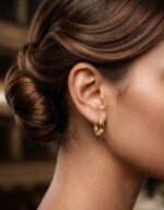 Gold Hoop Earrings - Image 5