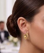 Gold Hoop Earrings - Image 5